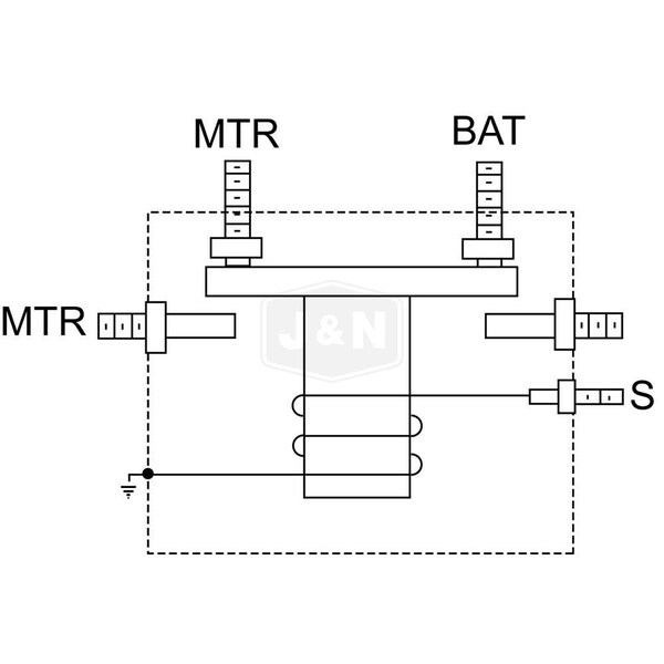 Aftermarket JAndN Electrical Products Solenoid 240-01009-JN - main